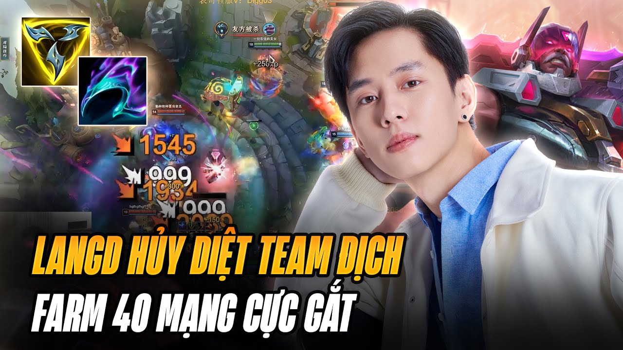 CAPTAIN LANGD ĂN 40 MẠNG CỰC KHÉT CÙNG TIẾT MỤC FARM MẠNG TRONG BỆ ĐÁ CỔ TEAM BẠN