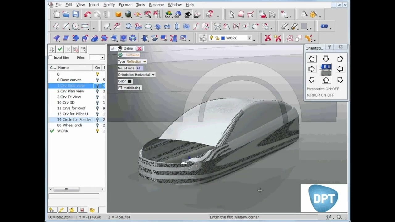 Concept Car from Sketch with ThinkDesign
