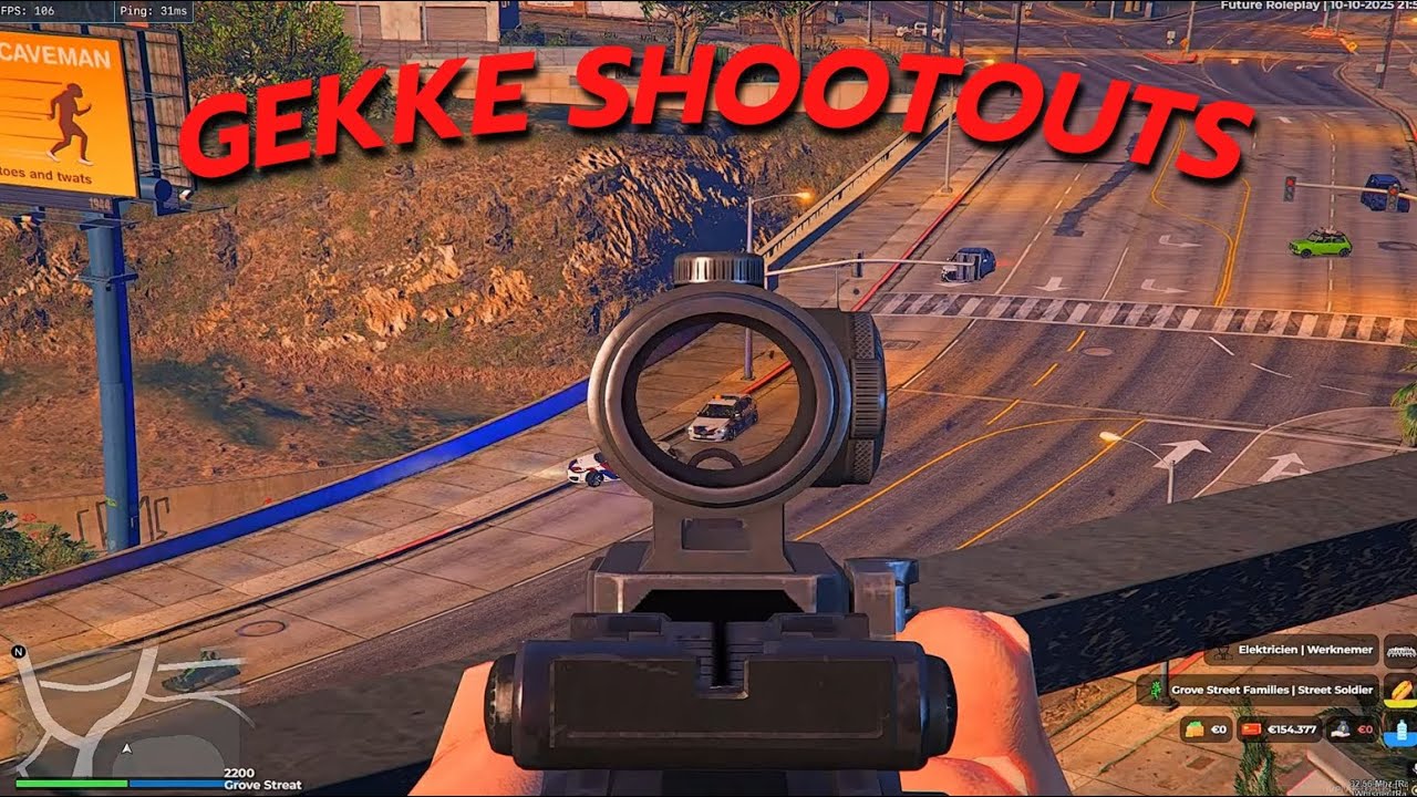 VEEL SHOOTOUTS TEGEN CRIMINELEN EN POLITIE!! 🔫🚔 l Future RP