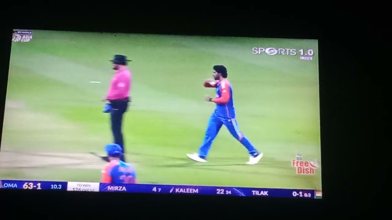 Ind vs oman highlight tilak verma bowling 