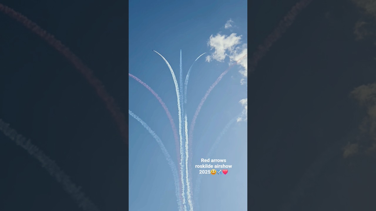 red arrows at roskilde airshow 2025❤😃✈️ subscribe for more videos from the show:D 