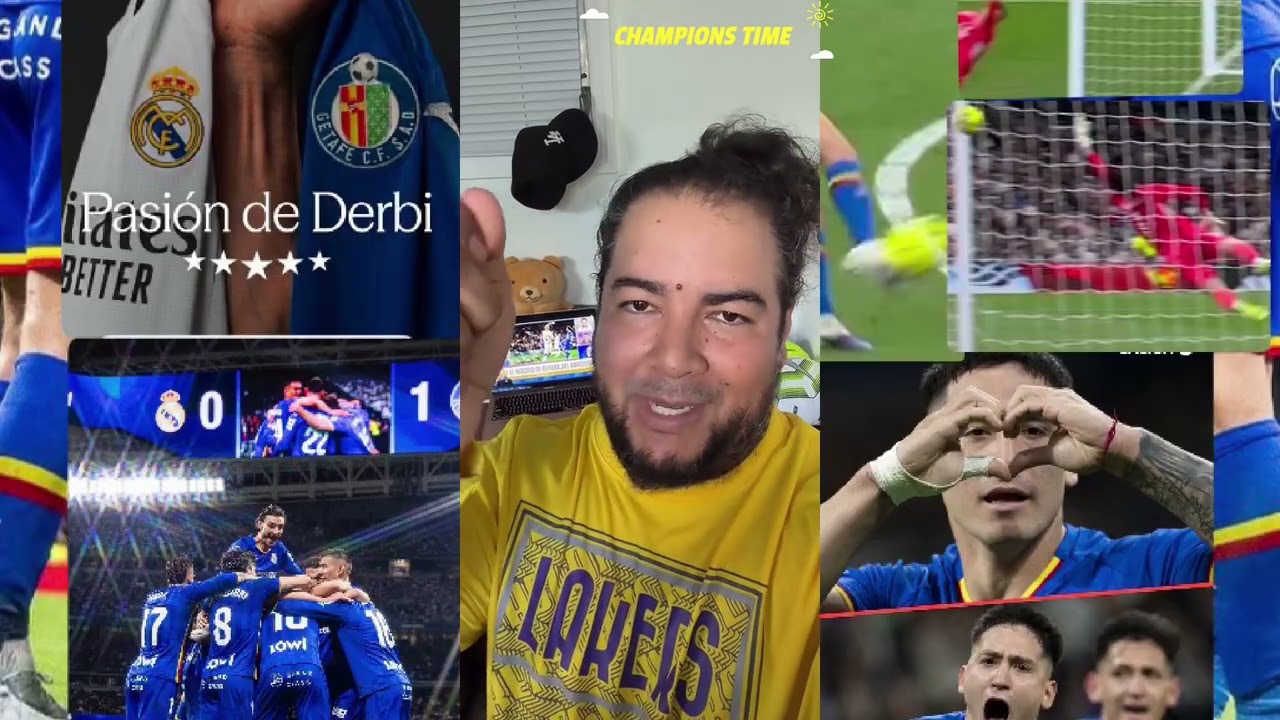 PINCHAZO DEL REAL MADRID EN EL BERNABEU VS GETAFE CON GOLAZO Y AGUANTE SE LLEVAN LOS 3 PUNTOS 