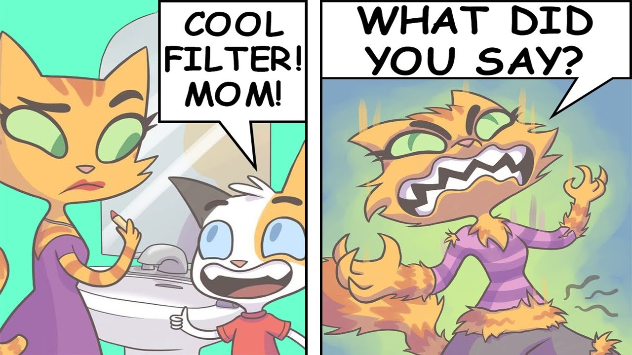 Funny Comics With Cat Family Twist #2 | Feline Comic Dub