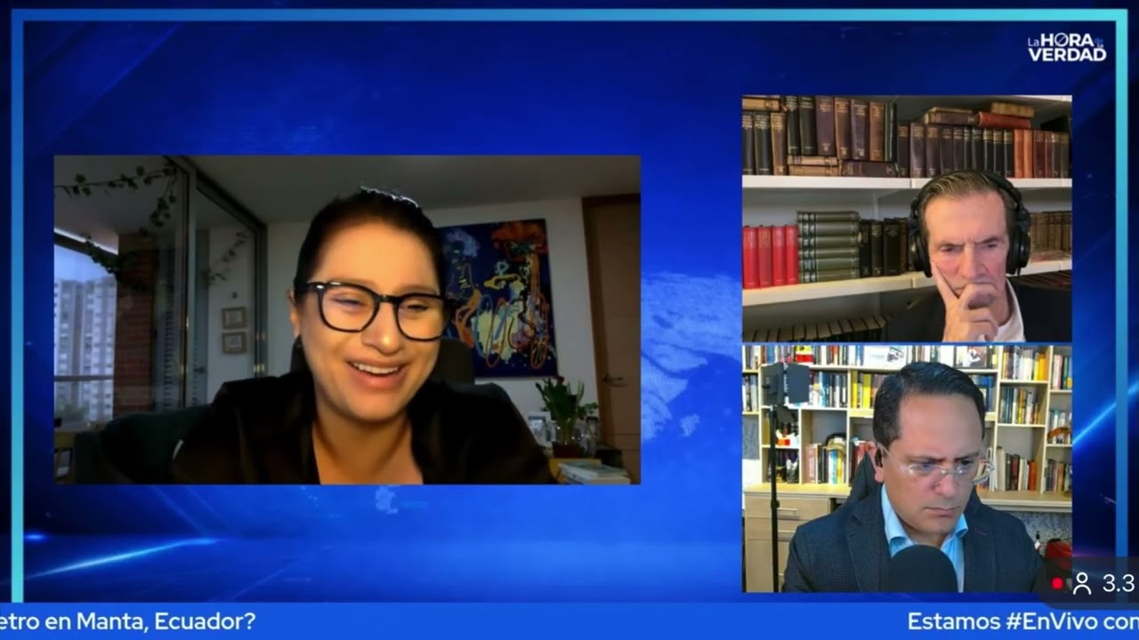 Entrevista senadora Paola Holguín en La Hora de la verdad /relaciones Colombia - Ecuador 