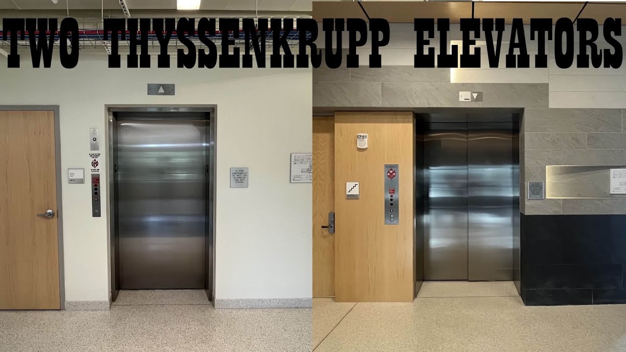 2 Elevators: One Traction One Hydraulic: late ThyssenKrupps at Holden Hall Virginia Tech
