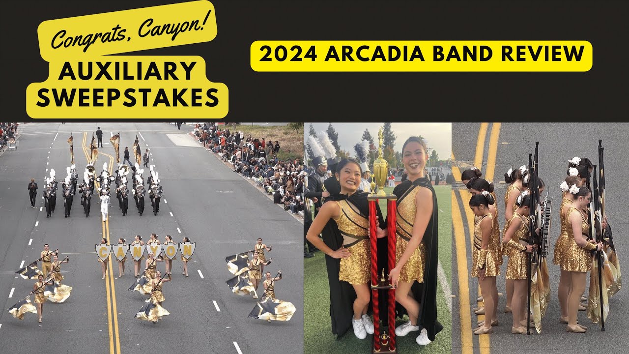 Canyon HS - Bonnie Annie Laurie - 2024 Arcadia Band Review