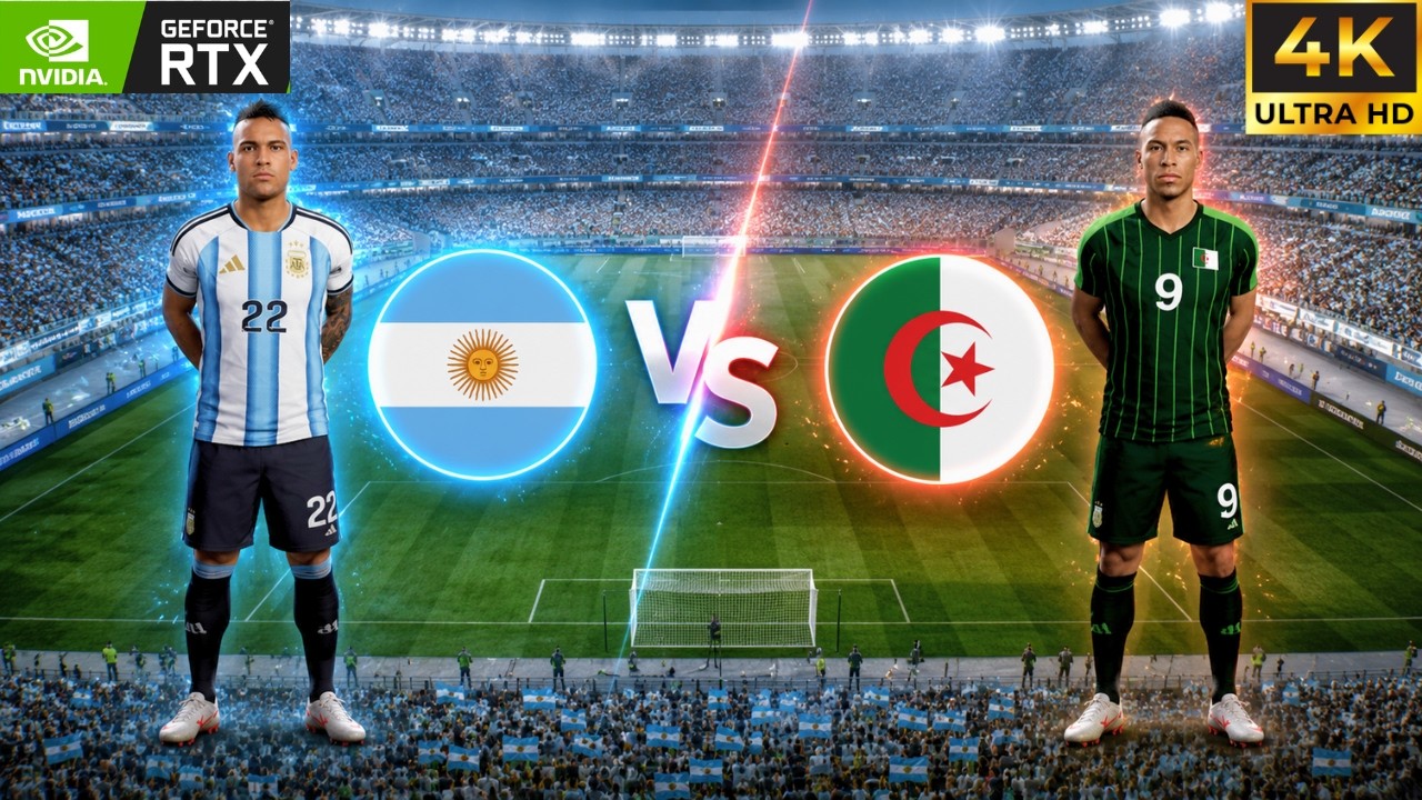 eFootball 2026 (ПК) | Аргентина &mdash; Алжир | Чемпионат мира по футболу 2026 | Геймплей 4K 60FPS HDR