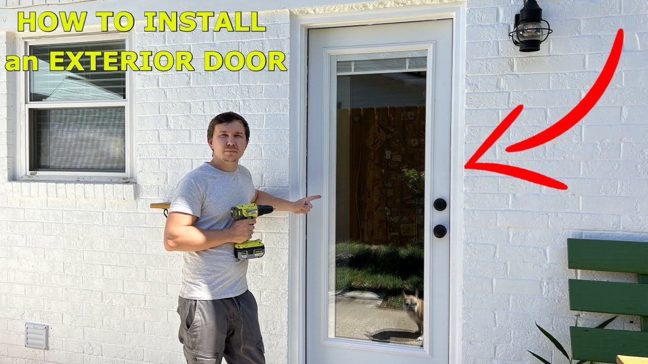 How To Install JELD WEN Exterior Door w/Blinds Between the Glass