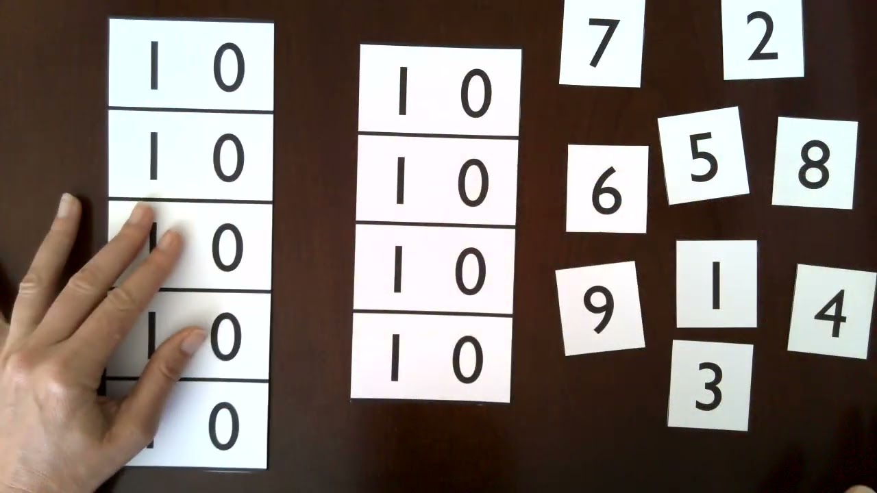 Teen Numbers Lesson | DIY Montessori Teen (Seguin) Board