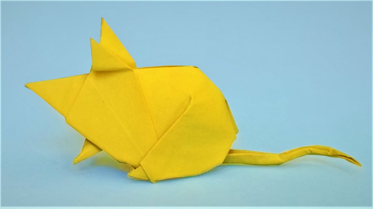 Comment faire une SOURIS en ORIGAMI