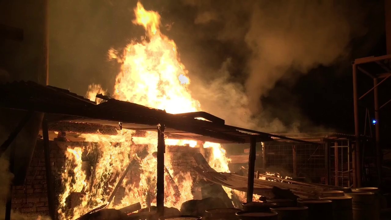 Hasiči Zákupy požár Velenice 4.12.2016
