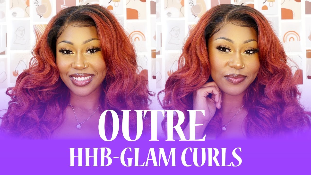 Outre 5x5 Lace 100% Human Hair Blend Glueless HD Lace Front Wig - HHB-GLAM CURLS 24 |EBONYLINE.COM