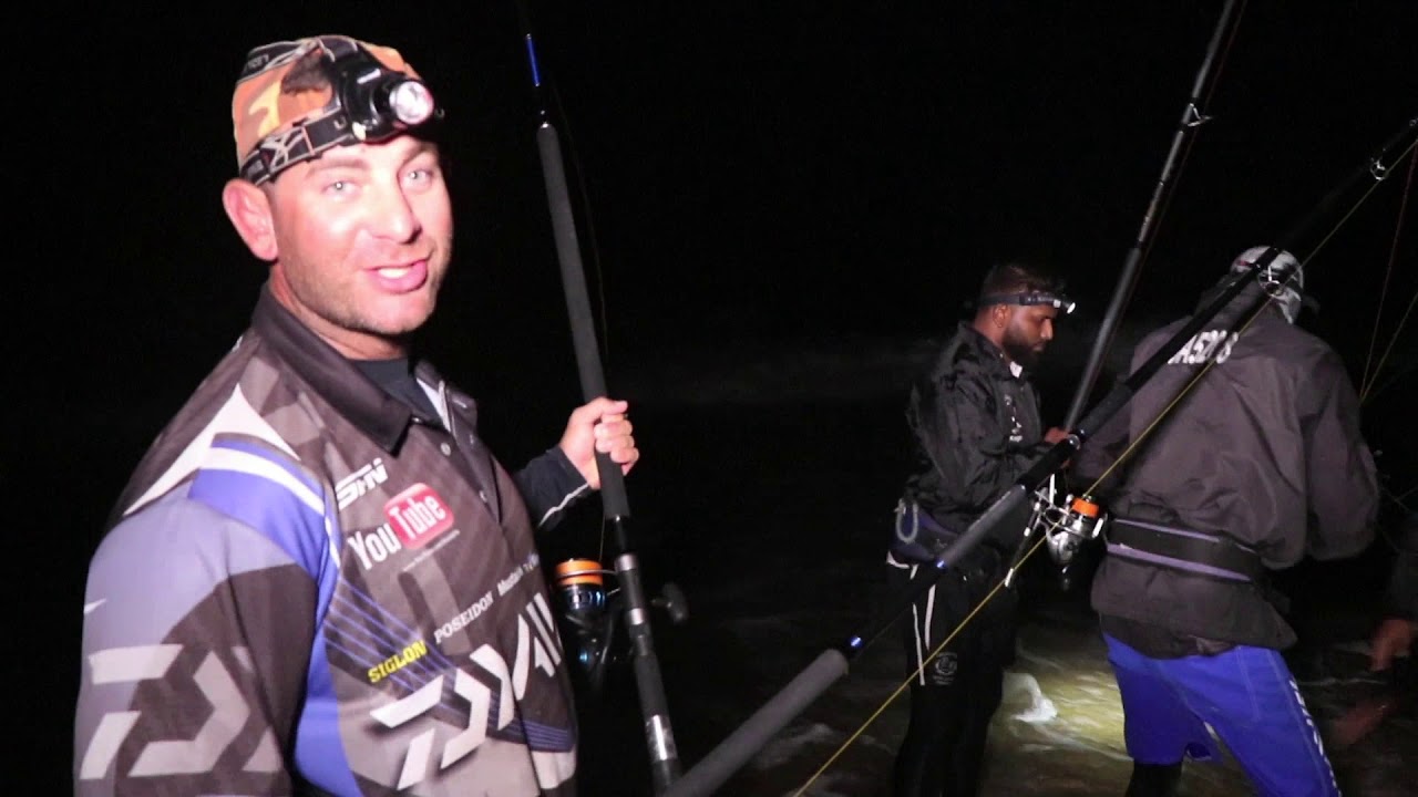 Targeting Flat fish at night in Zululand | ASFN Rock & Surf