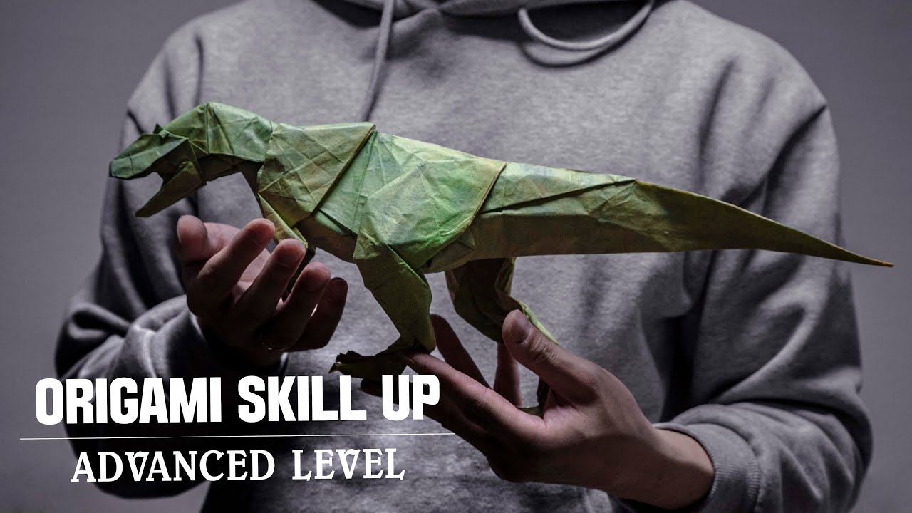 종이접기 작품(Origami skill up)5가지&썰ㅣ고래ㅣ굴착기ㅣ맹꽁이ㅣ청설모ㅣ공룡