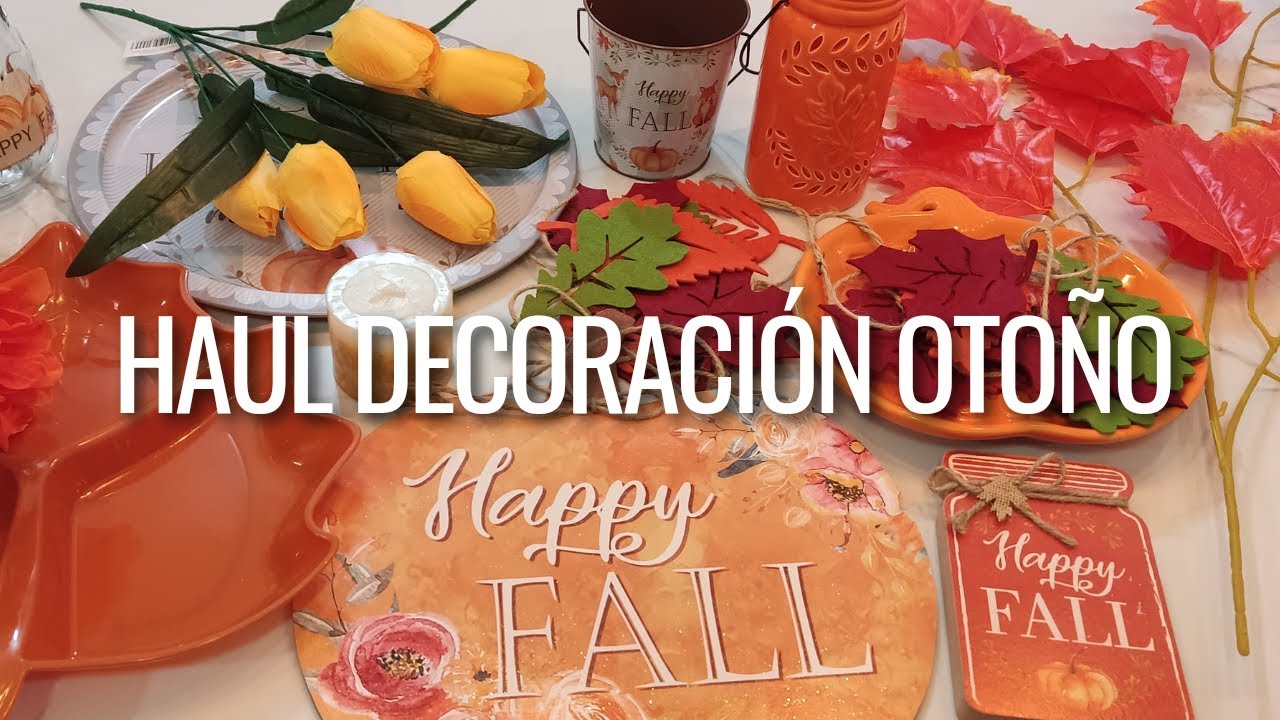 Haul Compras decoración  temporada de otoño #otoño2022