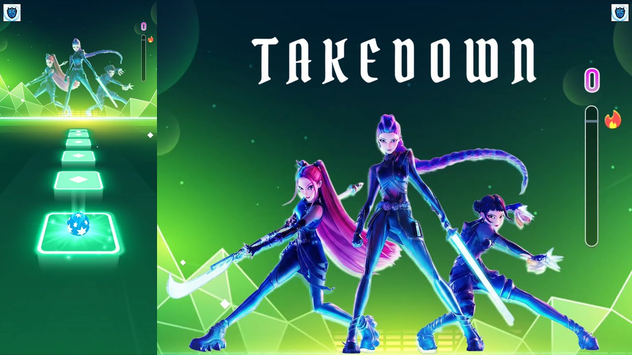 KPop Demon Hunters - Takedown : Music Rhythm Hop