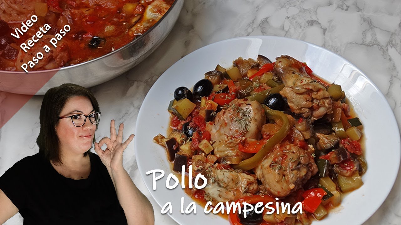 POLLO 🍗 a la campesina 🏕, receta tradicional RIQUISIMA 😋!!