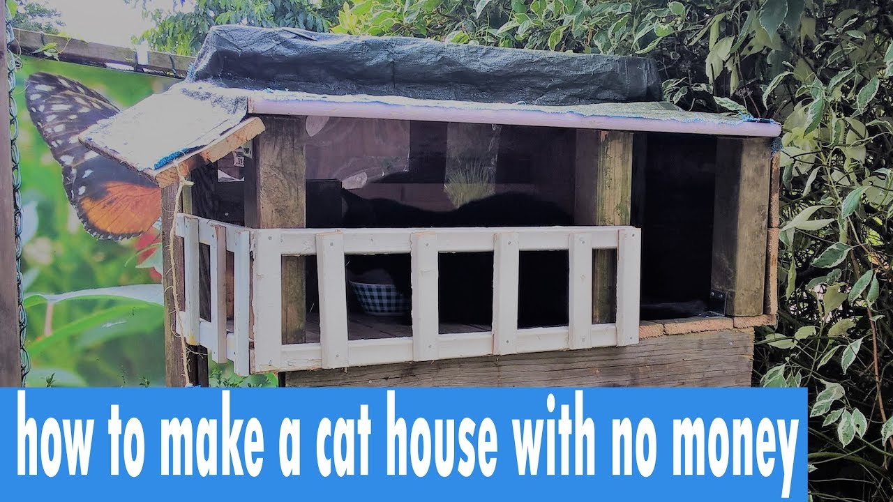 How to make a cheap Cat House(Bungalow)