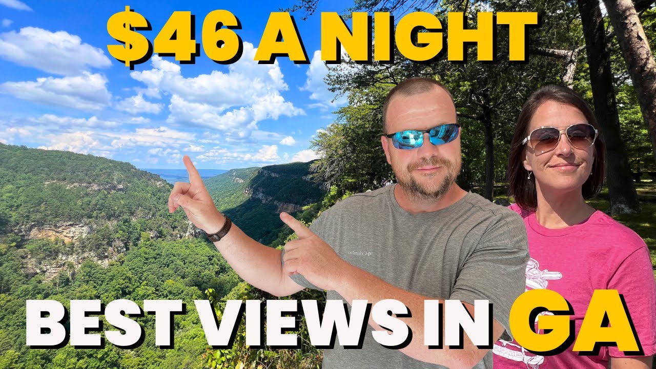 We Camped at THIS Gorgeous RV Park in Georgia! TOUR Cloudland Canyon State Park!