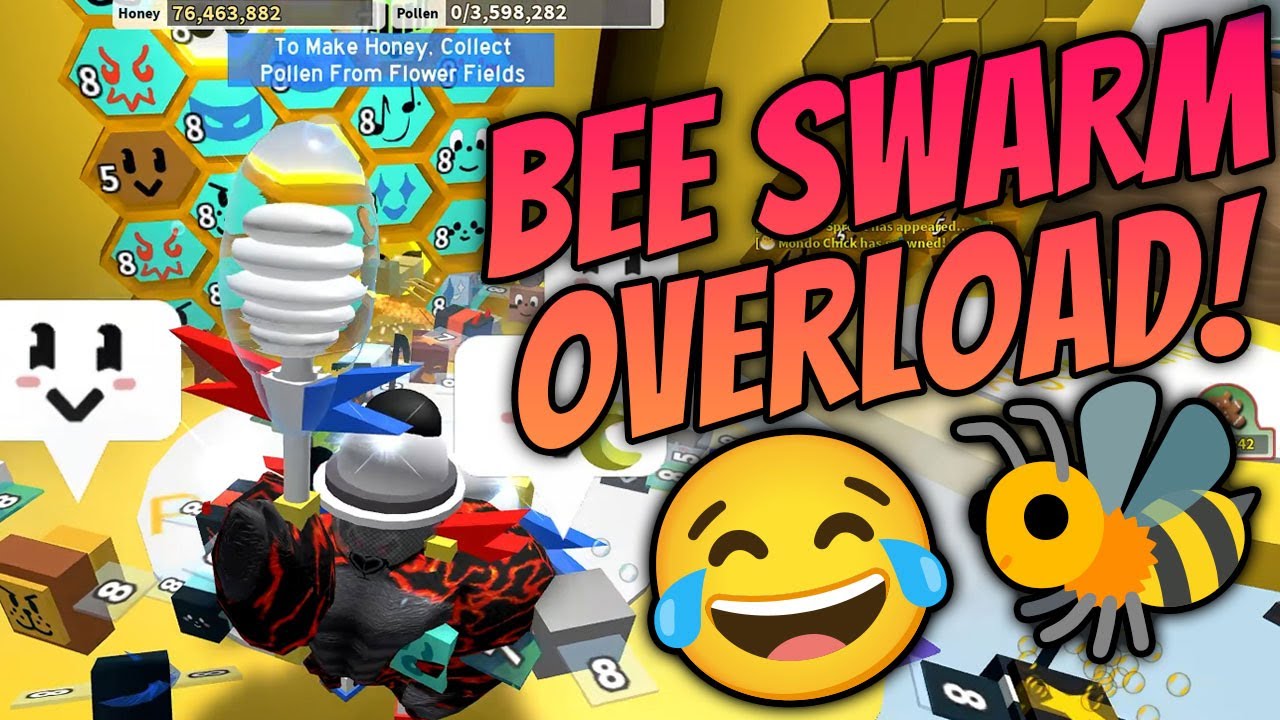 Симулятор пчелиного роя вернулся! 🐝😂 Перевозбуждённые нубы! #BeeSwarmSimulator #IGTGaming