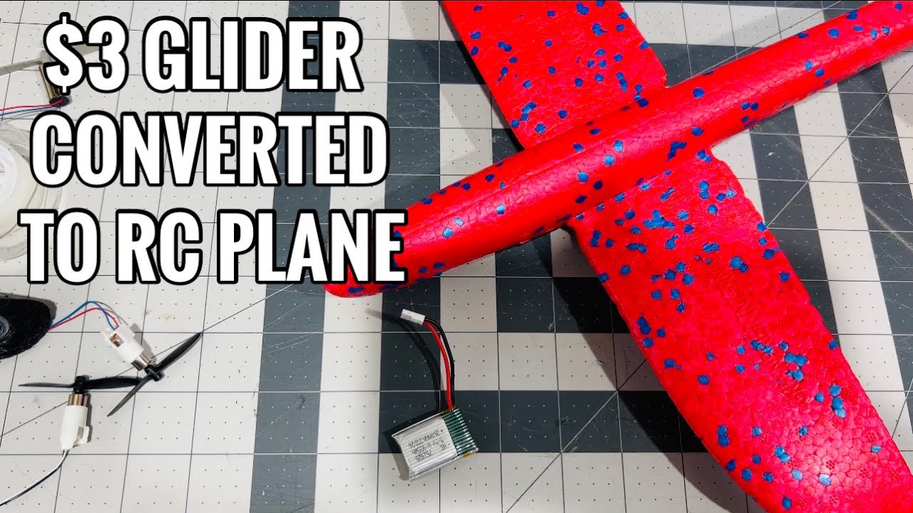 How to Convert a Cheap Glider into a Rc Airplane