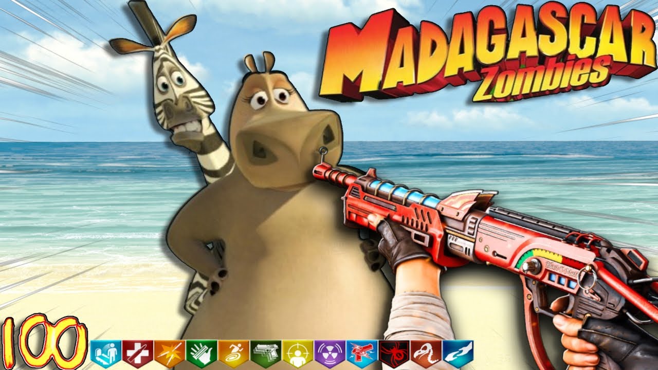 PENGUINS OF MADAGASCAR IN COD ZOMBIES!!!
