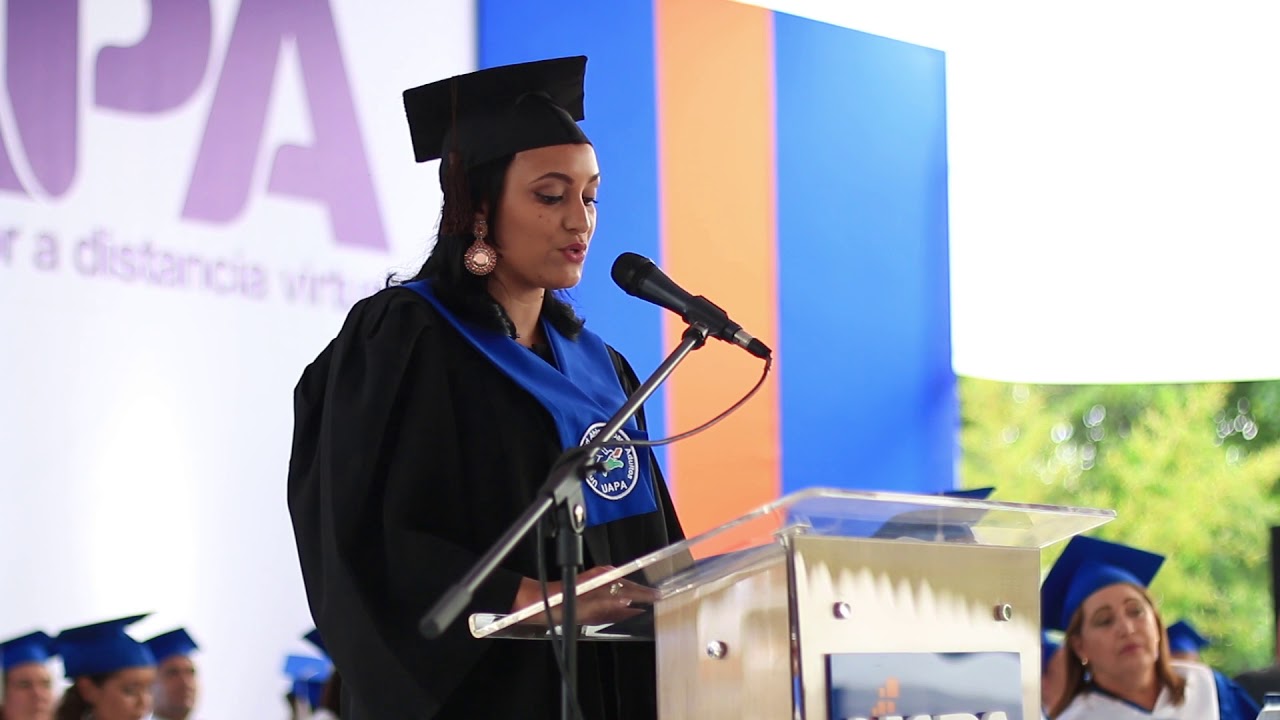 Palabras de Agradecimiento - LI Graduación UAPA 2017 / Licda  Natividad Martínez López