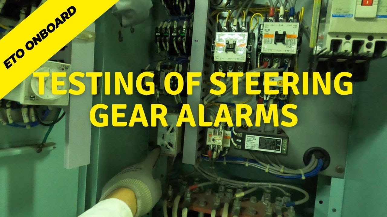 Testing of Steering Gear Alarms #electrotechnicalofficer(ETO) #electricalofficer #marineelectrician