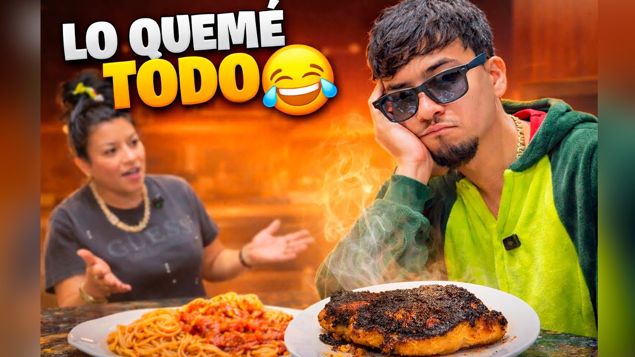 COCINÉ con mi ABUELA… Pero NADA salió BIEN | Jr Vlogs