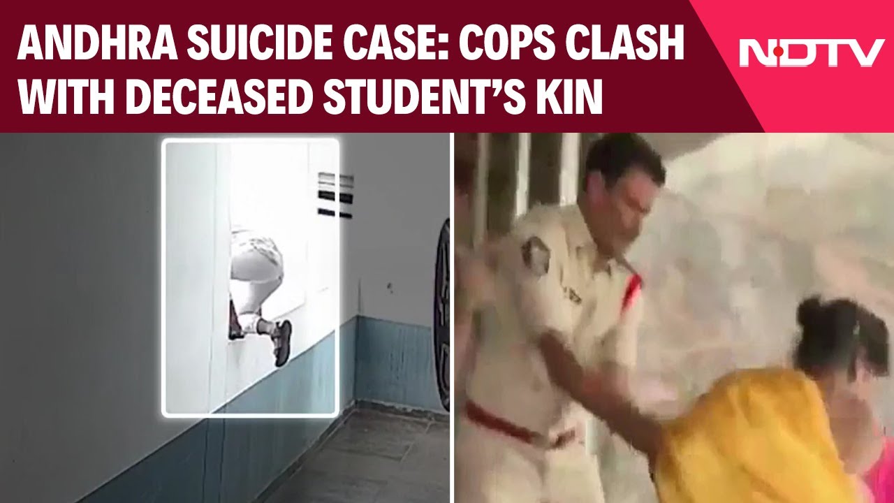 Andhra News | Andhra College Student Jumps: Tension Erupts, Police Action Under Scrutiny