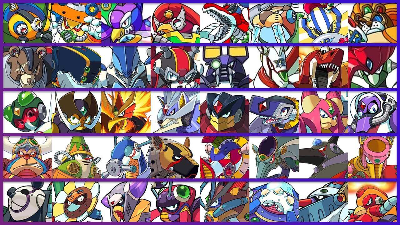 Megaman X (X4 - X8) - Boss Intros Full HD [Japanese Version]