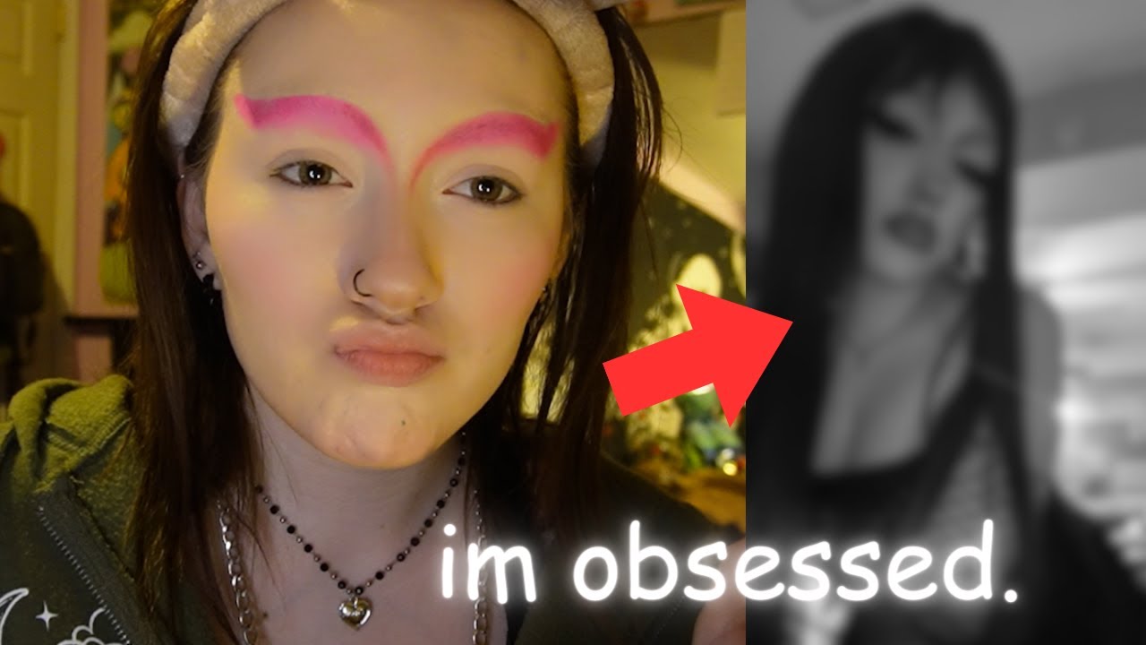 attempting to create my own drag makeup look!!