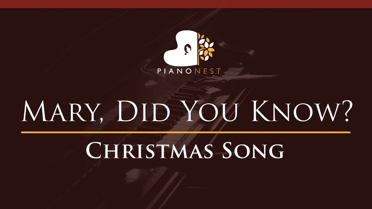 Mary, Did You Know - Christmas Song - HIGHER Key (Piano Karaoke Instrumental)