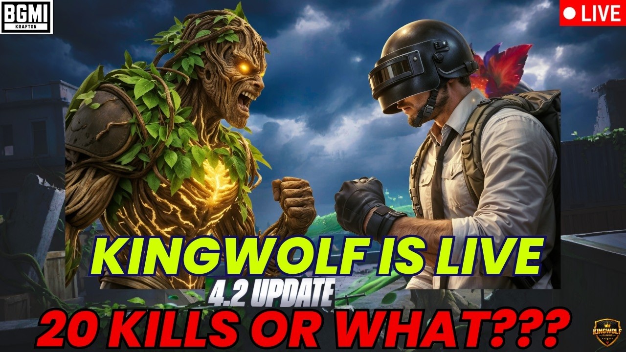 From 0 to 20 Kills Real Quick 💀| BGMI 4.2 LIVE | KINGWOLF IS LIVE #bgmi #shortslive #pubg #shorts