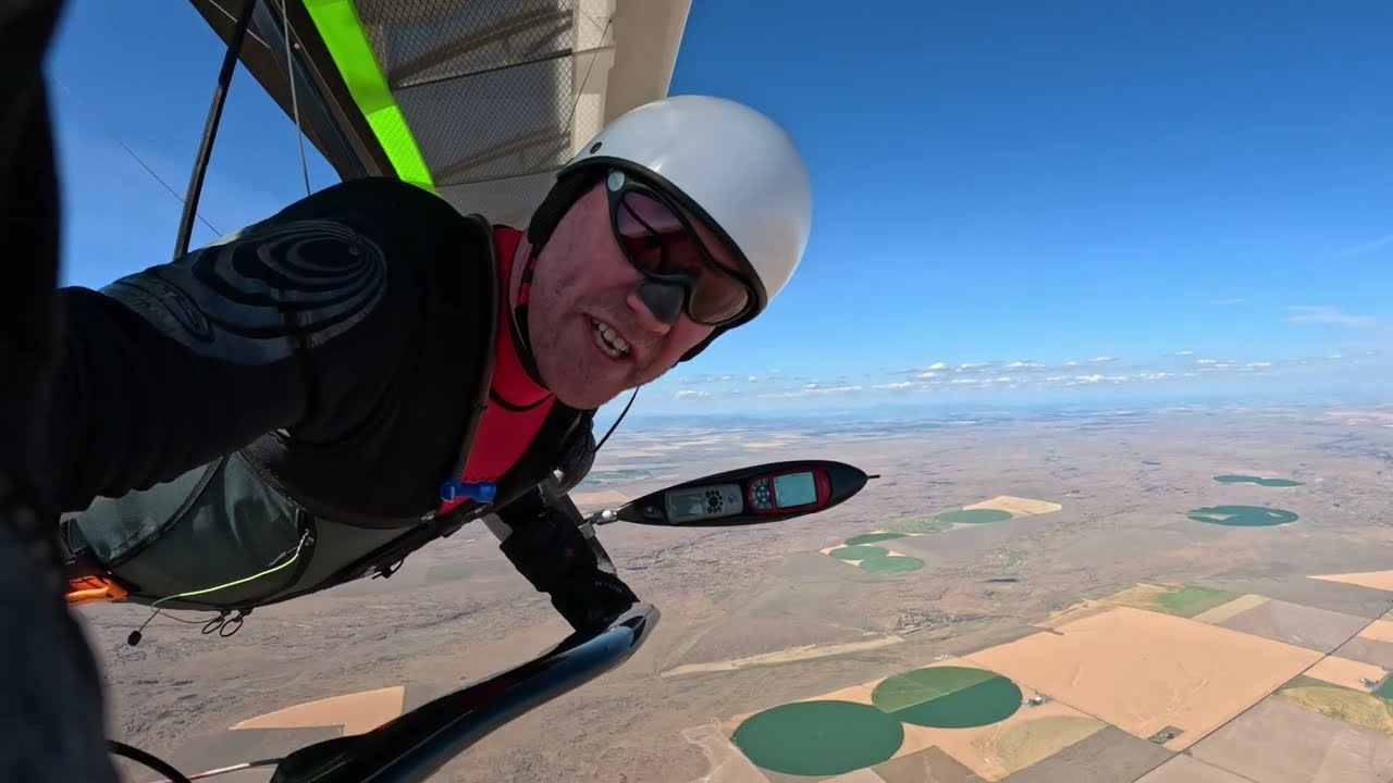 125 mile XC, Dust devils, blue sky. Towing. Mansfield WA to Tekoa WA. Atos VR  6 Jul 25