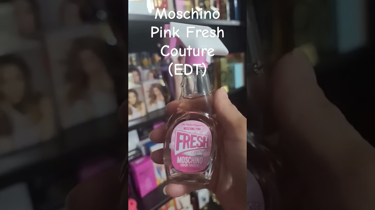 #perfumesmaritza  Moschino: Fresh Couture, Pink Fresh Couture y Gold Fresh Couture