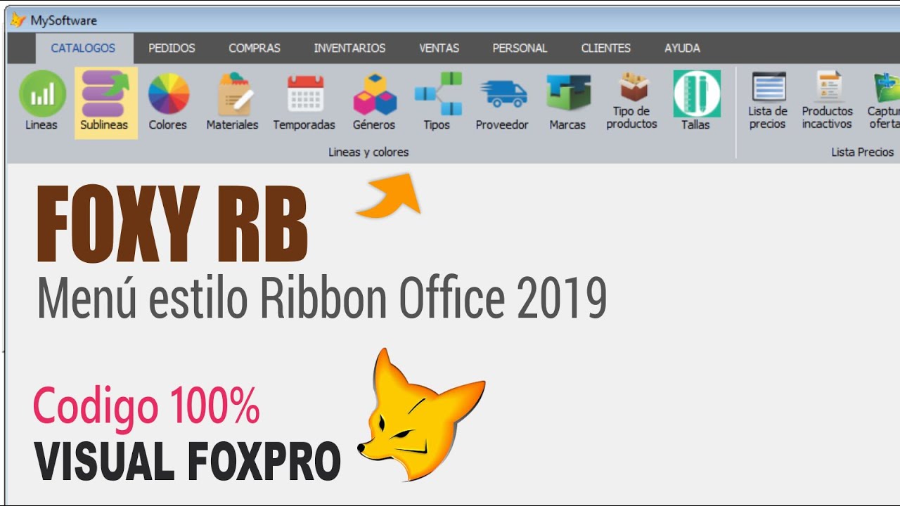 ¡Desata tu creatividad! Aprende a crear un elegante menú estilo Ribbon en Visual FoxPro con FoxyRB