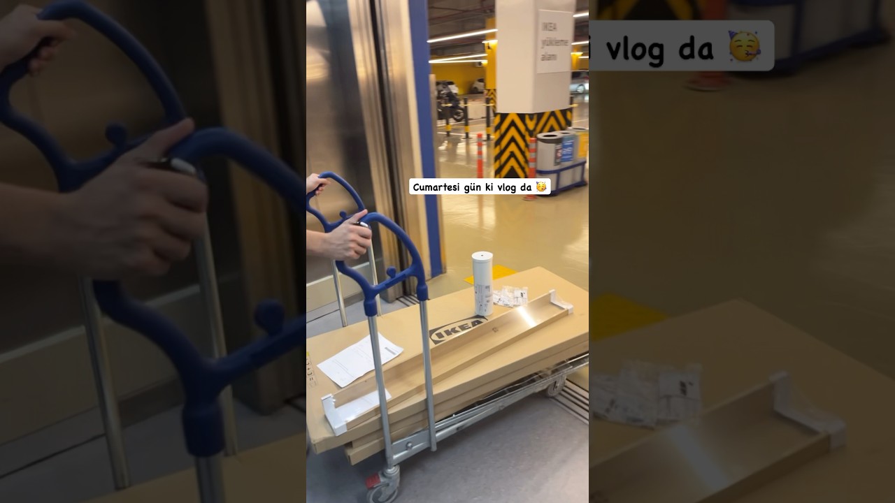 Heyecanlandığım bir vlog olabilir 😍 #ikea #evd&uuml;zeni #vlog #shorts #evvlog