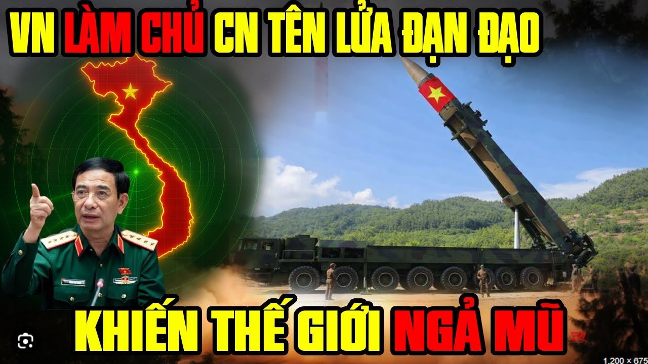 Việt Nam Tự Chế Tên Lửa Đạn Đạo Khiến Thế Giới Kinh Ngạc