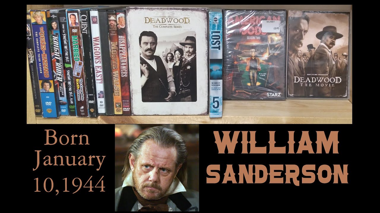 My William Sanderson Movie Collection