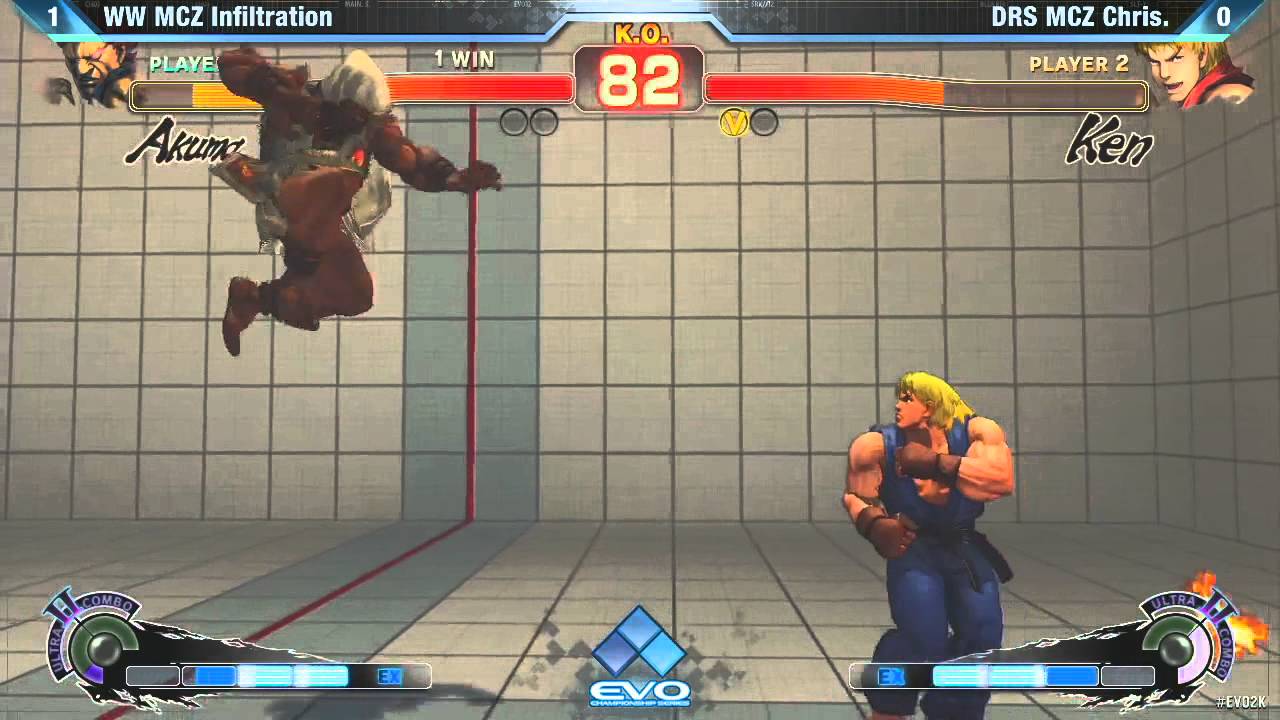 [EVO 2012 SSFIV AE] WW MCZ Infiltration (Akuma) vs DRS MCZ Chris (Ken)