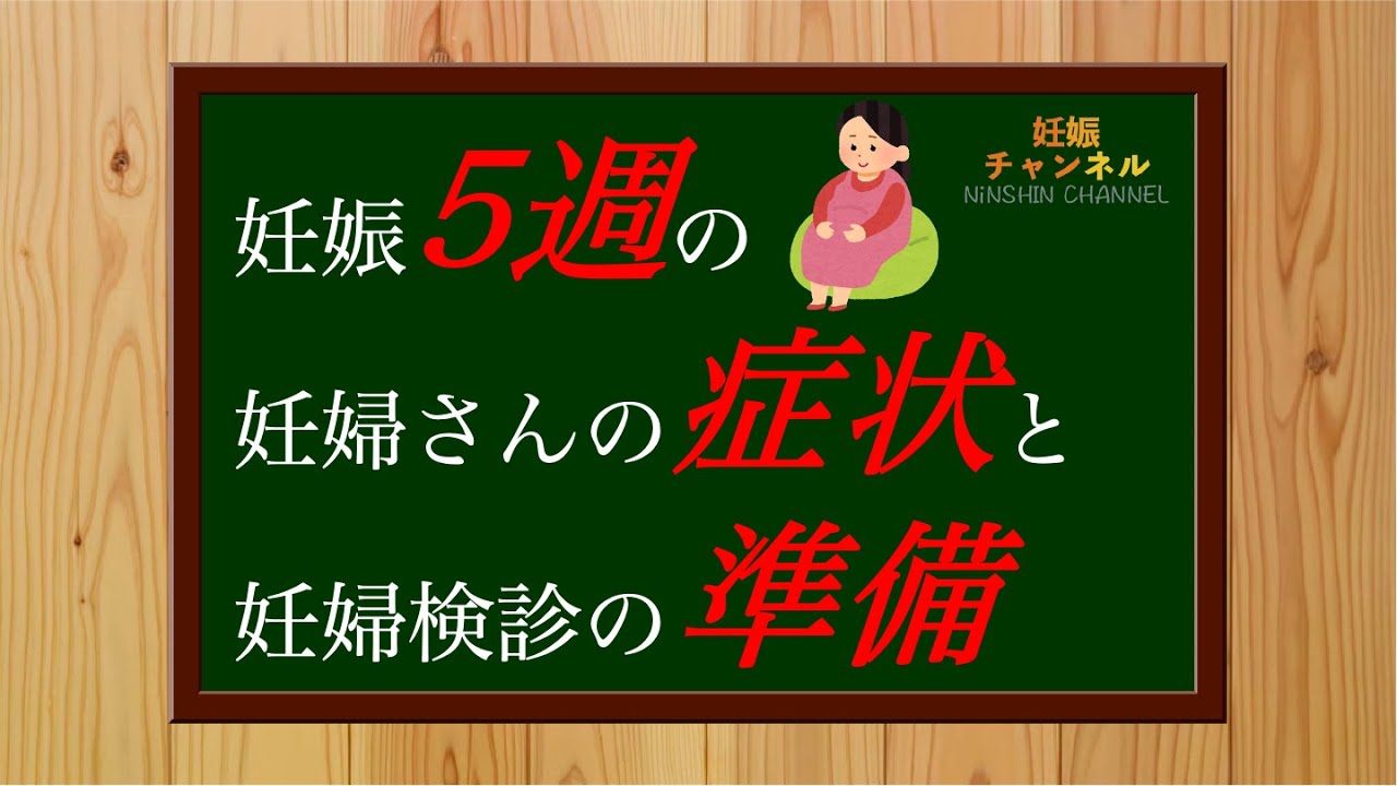 【妊娠5週】妊娠5週って？妊婦さんの症状と妊婦健診に必要な準備についてご紹介