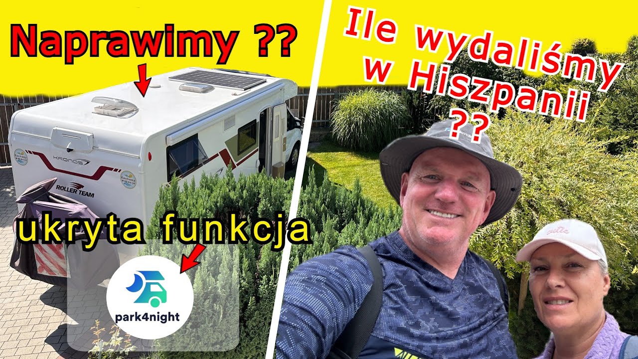 Pękła szyba | Ile kosztował wyjazd do Hiszpanii kamperem ? | Ukryta funkcja w Park4night |