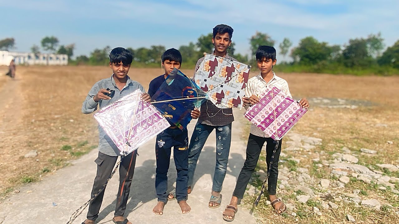 Aaj Sab Bachche Milkar Kite 🪁 Uda Ne Lage ,😍 