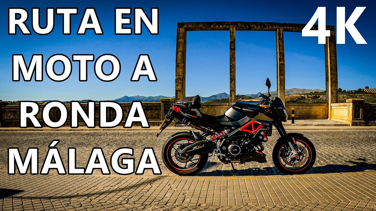 DE RUTA A RONDA! (MÁLAGA) [ APRILIA SHIVER 900 ] 4K