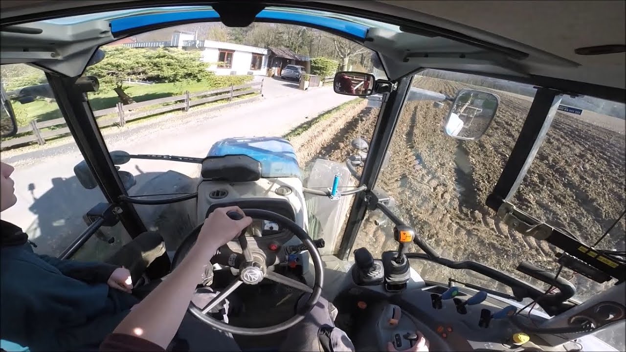Grubbern Teil 2/ Cabview/ New Holland T5.95 + Grubber