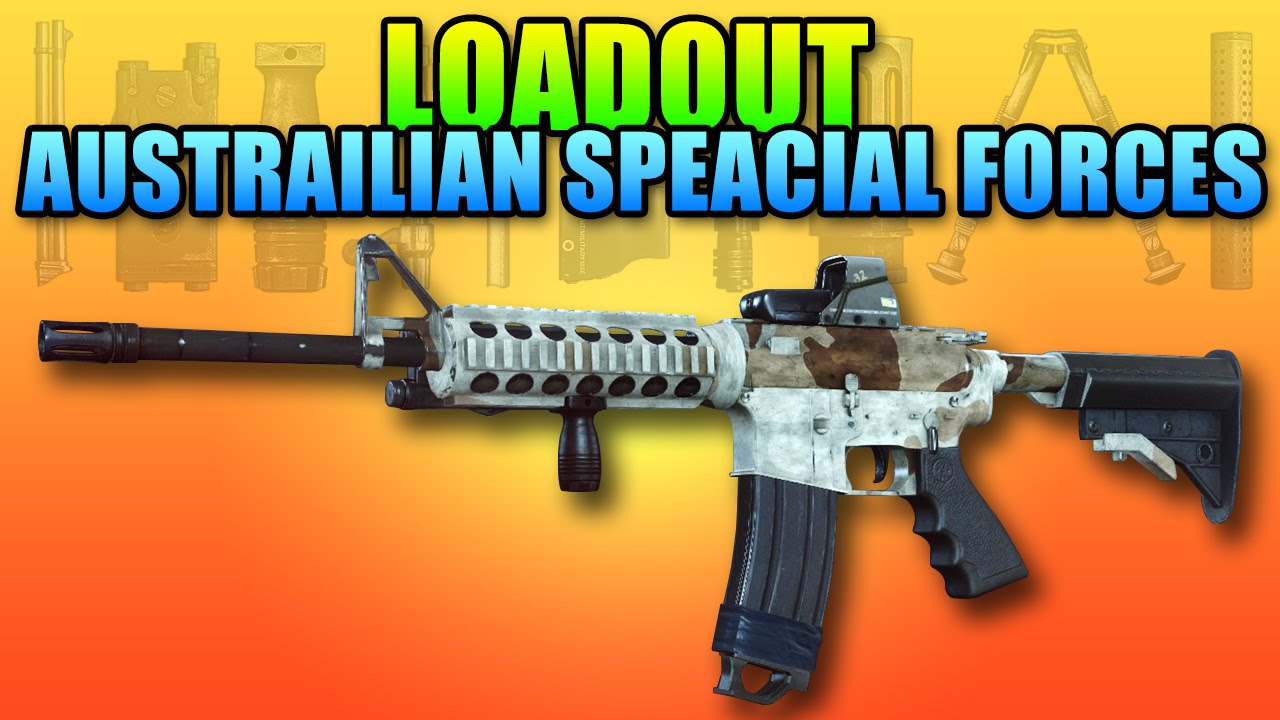 BF4 Loadout Australian Special Forces | Battlefield 4 M4 Carbine & Mortar