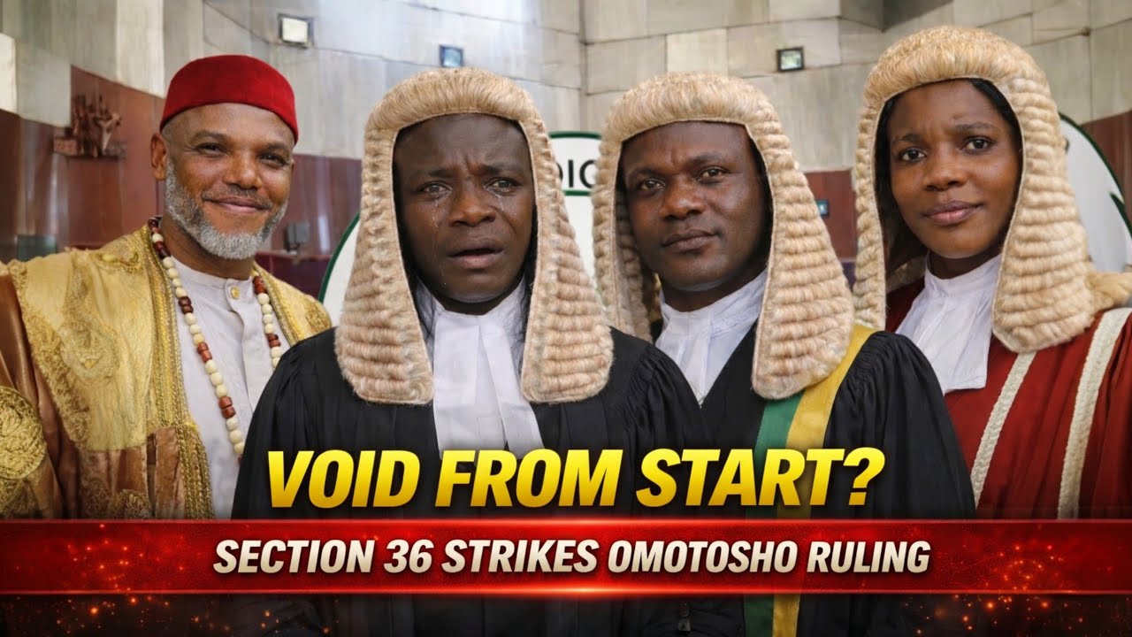Kanu's  Conviction OVERTURNED — Appellate Court DECLARES TRIAL a Nullity Under Section 36