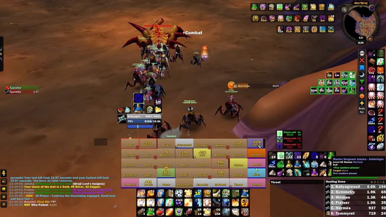 AQ40 Speed Run 26:31 | Classic ERA Priest POV