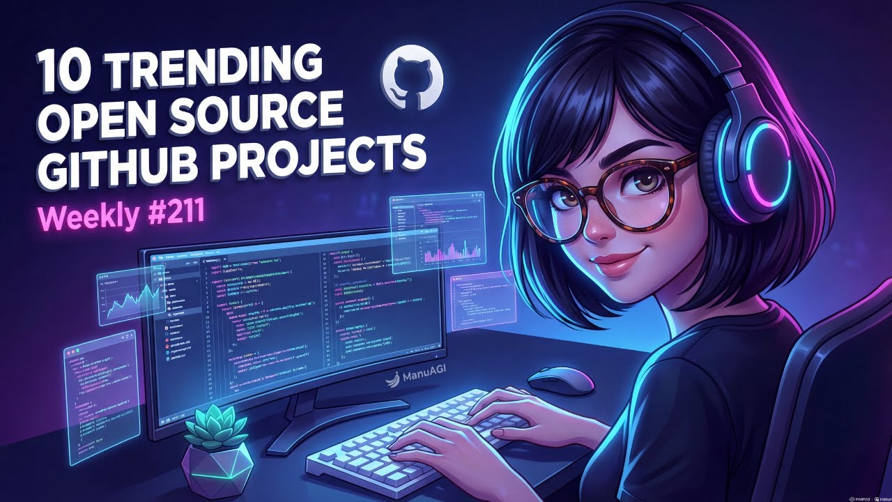 Лучшие новые проекты GitHub с открытым исходным кодом на этой неделе: ИИ-агенты, веб-инструменты ...